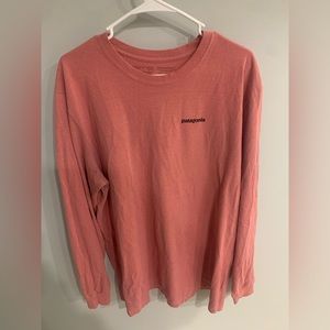 Patagonia salmon long sleeve shirt